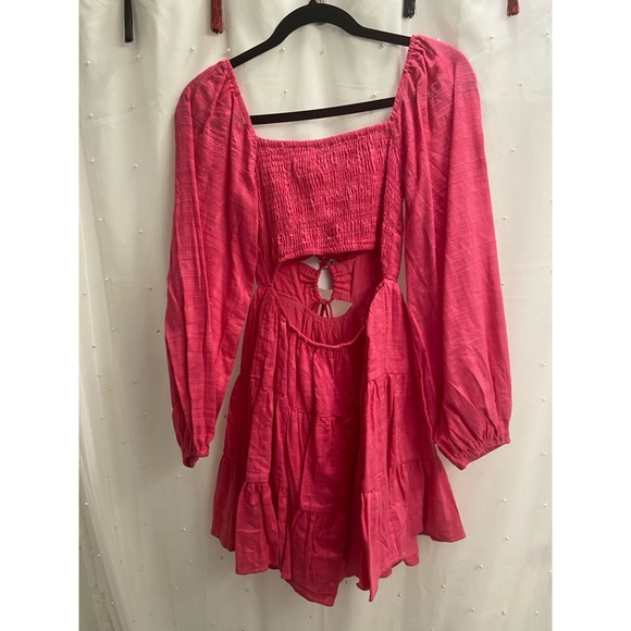 RARE! NEW! Princess Polly Campbell Mini Dress in Pink - Picture 7 of 10
